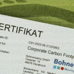 Bohnenkamp Tüv-Zertifizierter Corporate Carbon Footprint