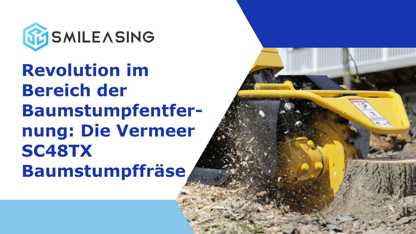 Revolution im Bereich der Baumstumpfentfernung Die Vermeer SC48TX Baumstumpffräse