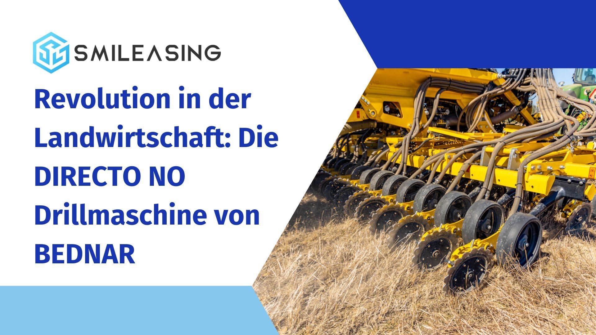 Revolution in der Landwirtschaft - Die DIRECTO NO Drillmaschine von BEDNAR